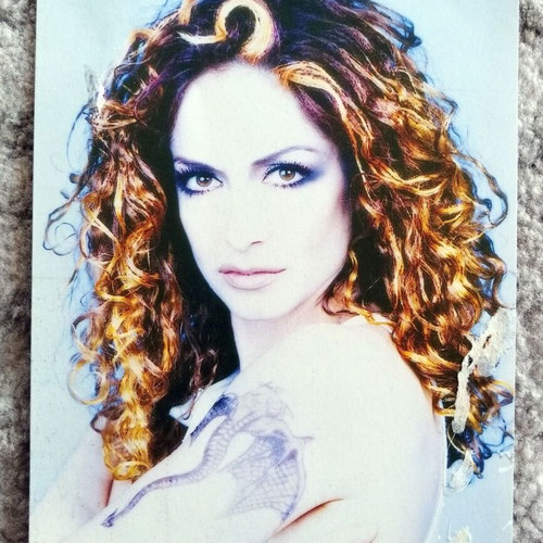 Anna Vissi authentic autograph used, 1997