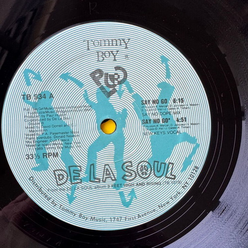 De La Soul Say No Go 12" Maxi Single used, US 1989, pop
