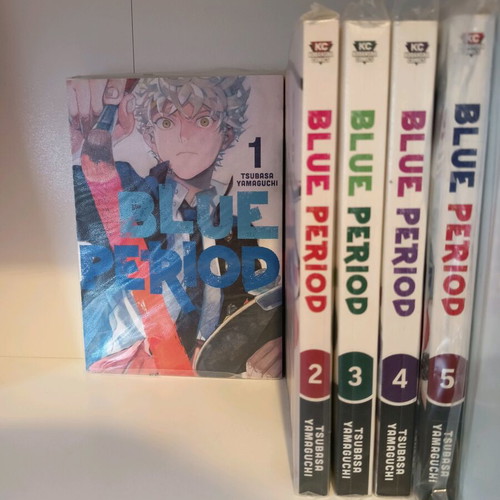 Blue Period volumes 1-5 like new