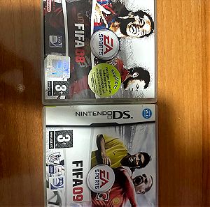 FIFA 08 και fifa 09 για ds
