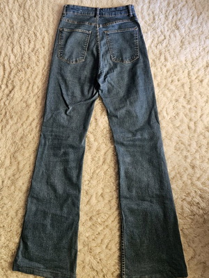 Bershka dark blue flared jeans like new