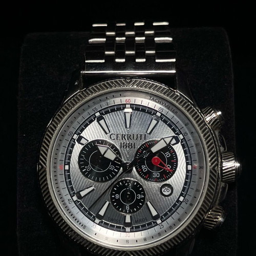 Cerruti 1881 Chronograph 42 mm like new, quartz, men's watch
