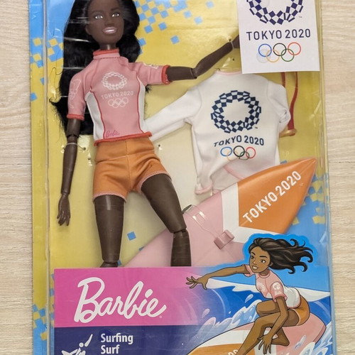 Barbie Tokyo 2020 Olympic Games Surfing Doll Gold Medal