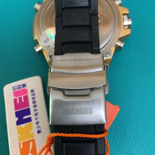 Skmei wristwatch men's new, black and gold