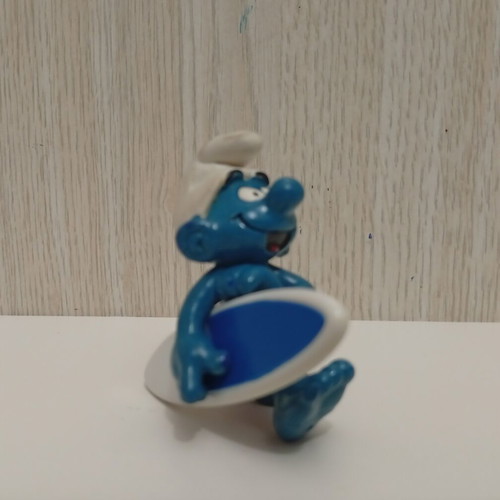 Schleich Peyo Smurf The Lost Village Surfer Figure with Surfboard