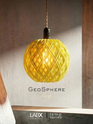 GeoSphere Lamp new 3D printed pendant light