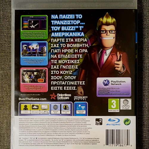 Buzz Music Quiz PS3 used