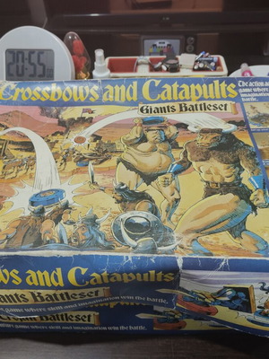English Siege of Giants board game used, with Minotaur and Cyclops