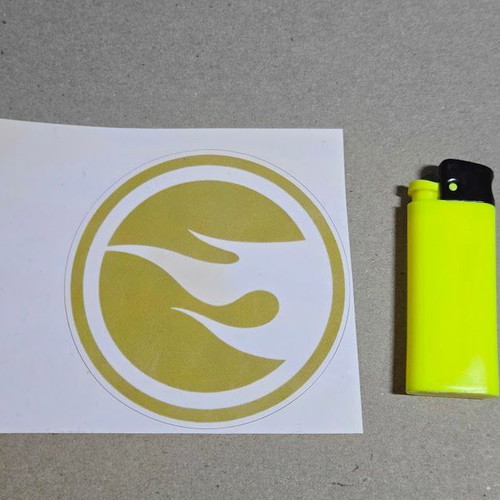 Hot Wheels Treasure Hunters vinyl sticker gold new