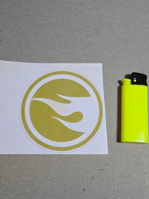 Hot Wheels Treasure Hunters vinyl sticker gold new