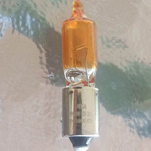 Hella HY21W Halogen Bulb 12V 21W Orange New