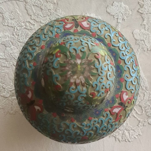 Vintage Chinese handmade cloisonne ware like new