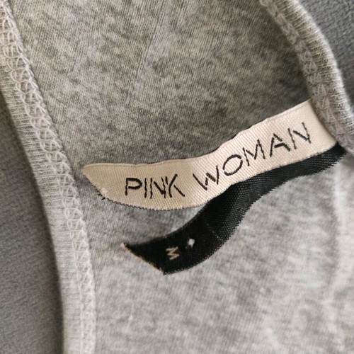 Pink Woman sleeveless top grey like new, size M