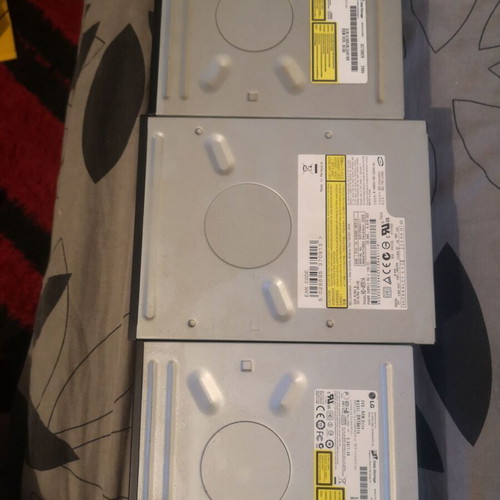 Dvd Rom and Dvd RW used, pack of 3 pieces