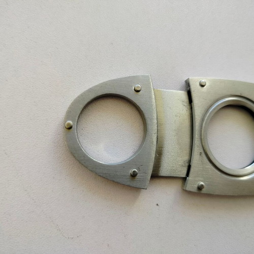 Metal cigar cutter "HELLO BINARY" used