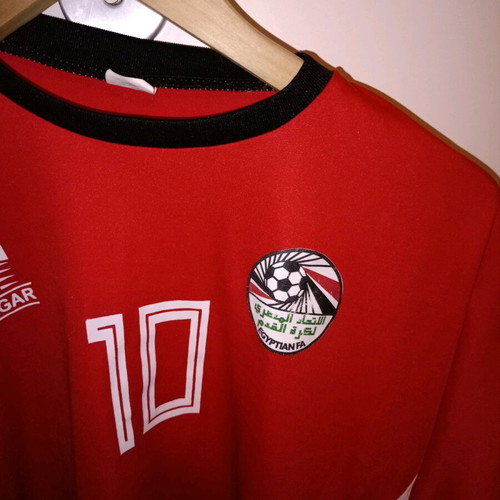 Mohamed Salah National Team Jersey used, size Large, Egypt