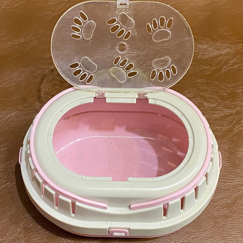 Pet Carrier box new, pink and beige, small pets