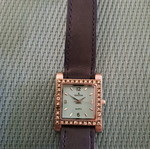 Rexstar women's watch used with leather strap and water resistant