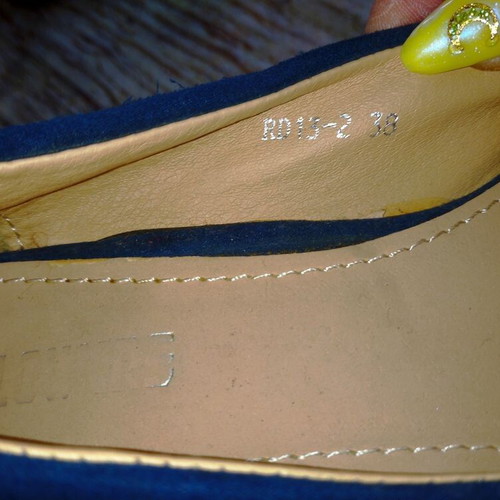 Suede ballerinas *JFLOWERS*. In excellent condition.