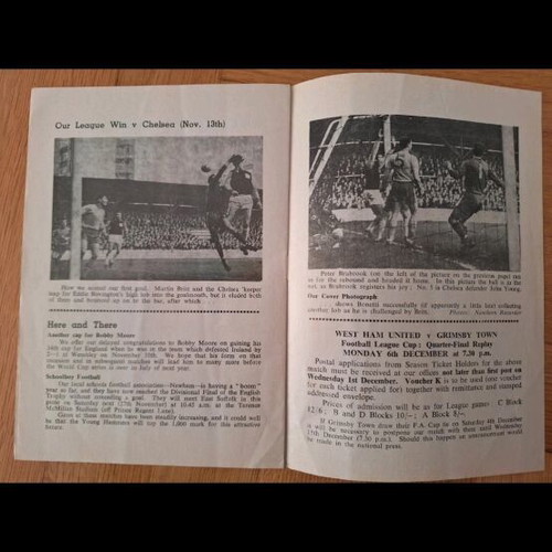 West Ham Olympiakos match programme like new