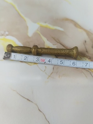 Brass pestle like new, small