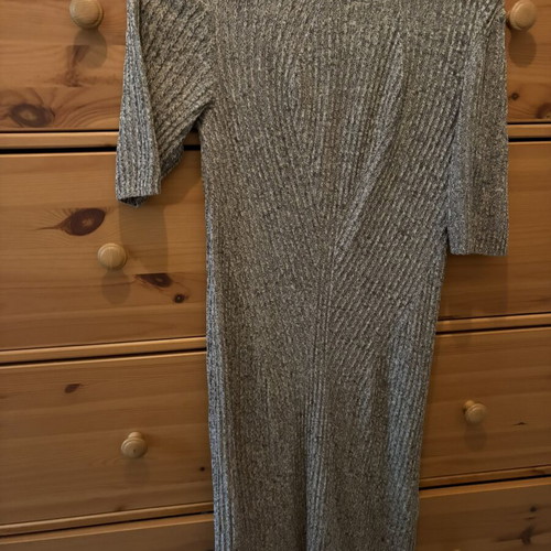 H&M dress size M like new, grey