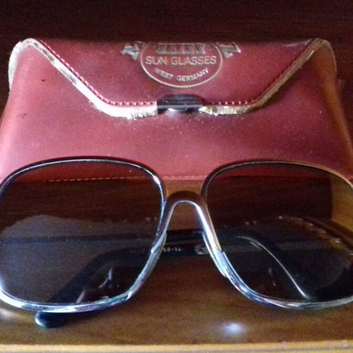 Marwitz Zeiss vintage 80s sunglasses used, silver