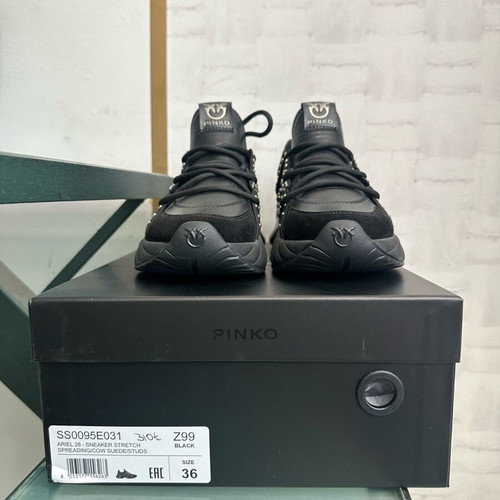 Pinko Ariel 28 sneakers new, black size 36 with rhinestone details