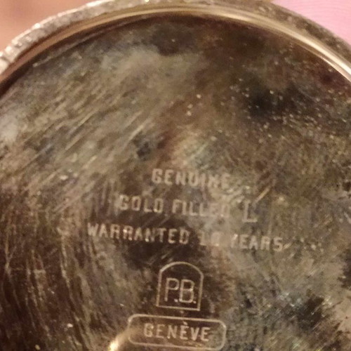 Tempo pocket watch used, vintage Swiss Art Deco 1920/30's