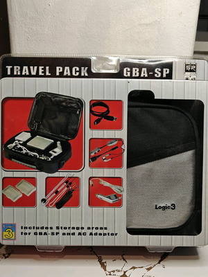 GBA SP Travel Pack καινούργιο με αξεσουάρ Logic3 για Game Boy Advance SP