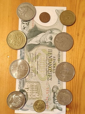 Collectible coin set like new, Greece, France, Germany