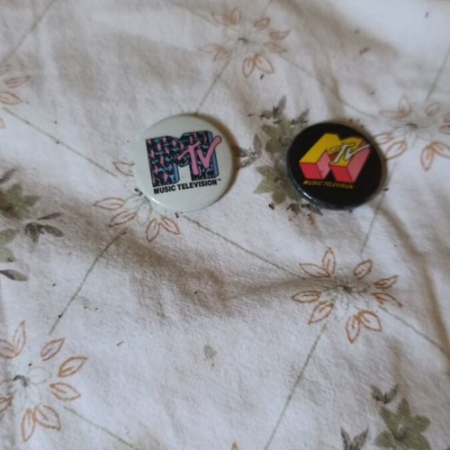 MTV Vintage Pins Set 2 Authentic 1986