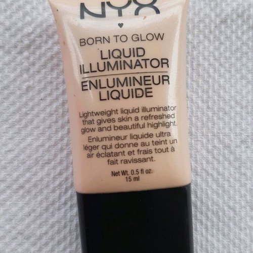 Nyx highlighter liquid illuminator Born To Glow used, shade 01 sunbeam