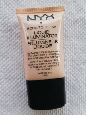 Nyx highlighter liquid illuminator Born To Glow used, shade 01 sunbeam