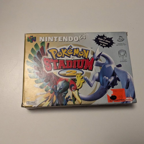 Pokemon Stadium 2 Nintendo 64 like new with German manual