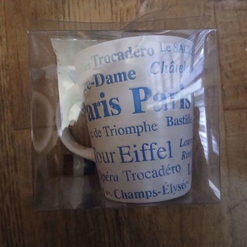 Paris mug new with spoon