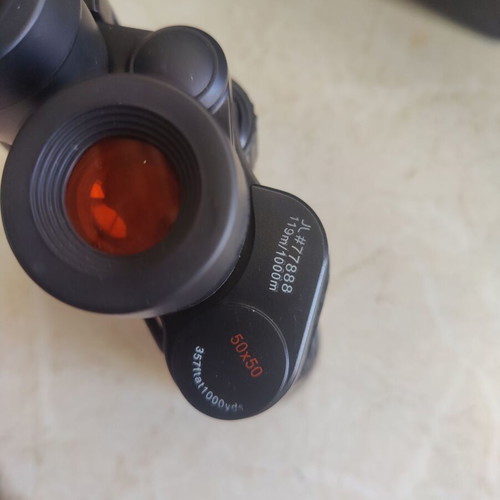 Bowang Optical 50x50 Binoculars with Canvas Case used