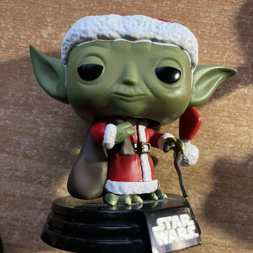 Yoda Funko Pop Christmas figure like new
