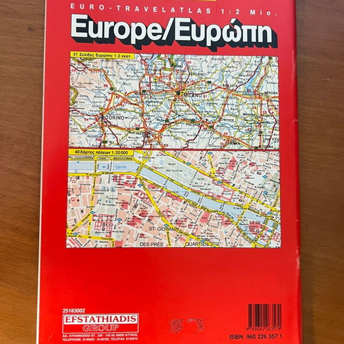 Europe Atlas like new
