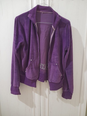 Velvet jacket Dance & Football like new, purple, size S