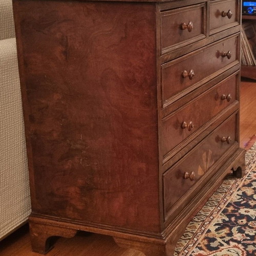 Vintage dresser used with three large and two small drawers