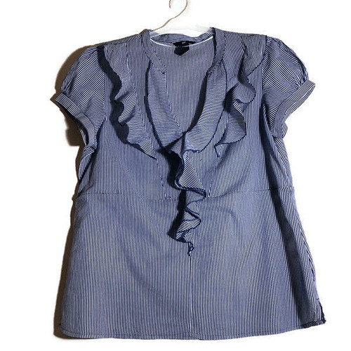 Short-sleeve striped blue white t-shirt H&M