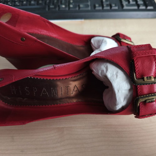 Hispanitas red pumps size 39 used
