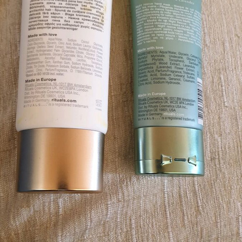 Rituals hand cream and cleansing foam new