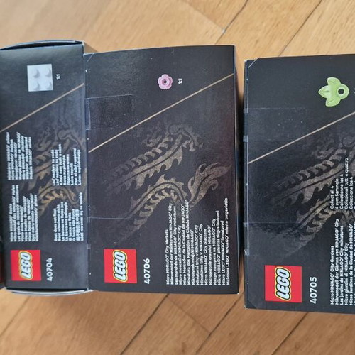 Lego Micro Ninjago sets 40703, 40704, 40705, 40706, sealed