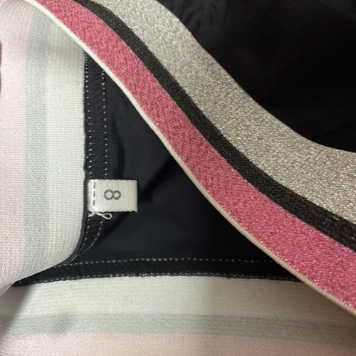 Swimsuit for girls 8 years like new, black and pink