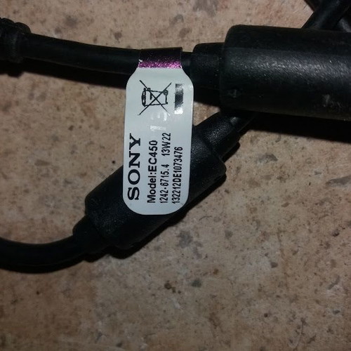 Sony USB 2.0 to micro USB cable black 1m new