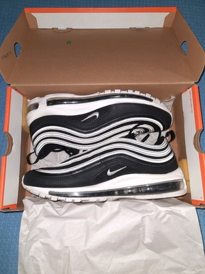 Nike Air Max 97 used, size 42.5, black and white
