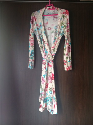 Women's wrap dress multicolored like new