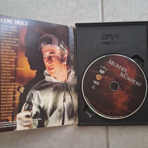 Murder by Numbers DVD σαν καινούργιο, περιπέτεια αστυνομικό θρίλερ με υπότιτλους